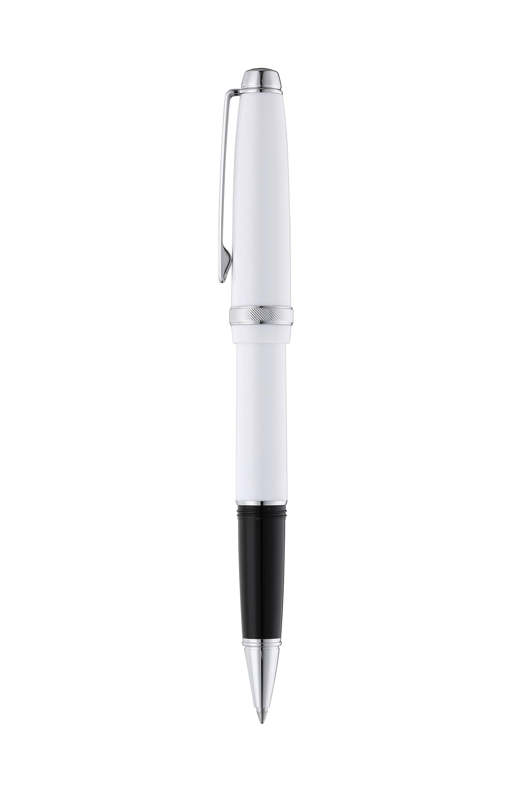 Lume Porcelain White with Polished Chrome Appointments Ballpoint Pen - Image 4