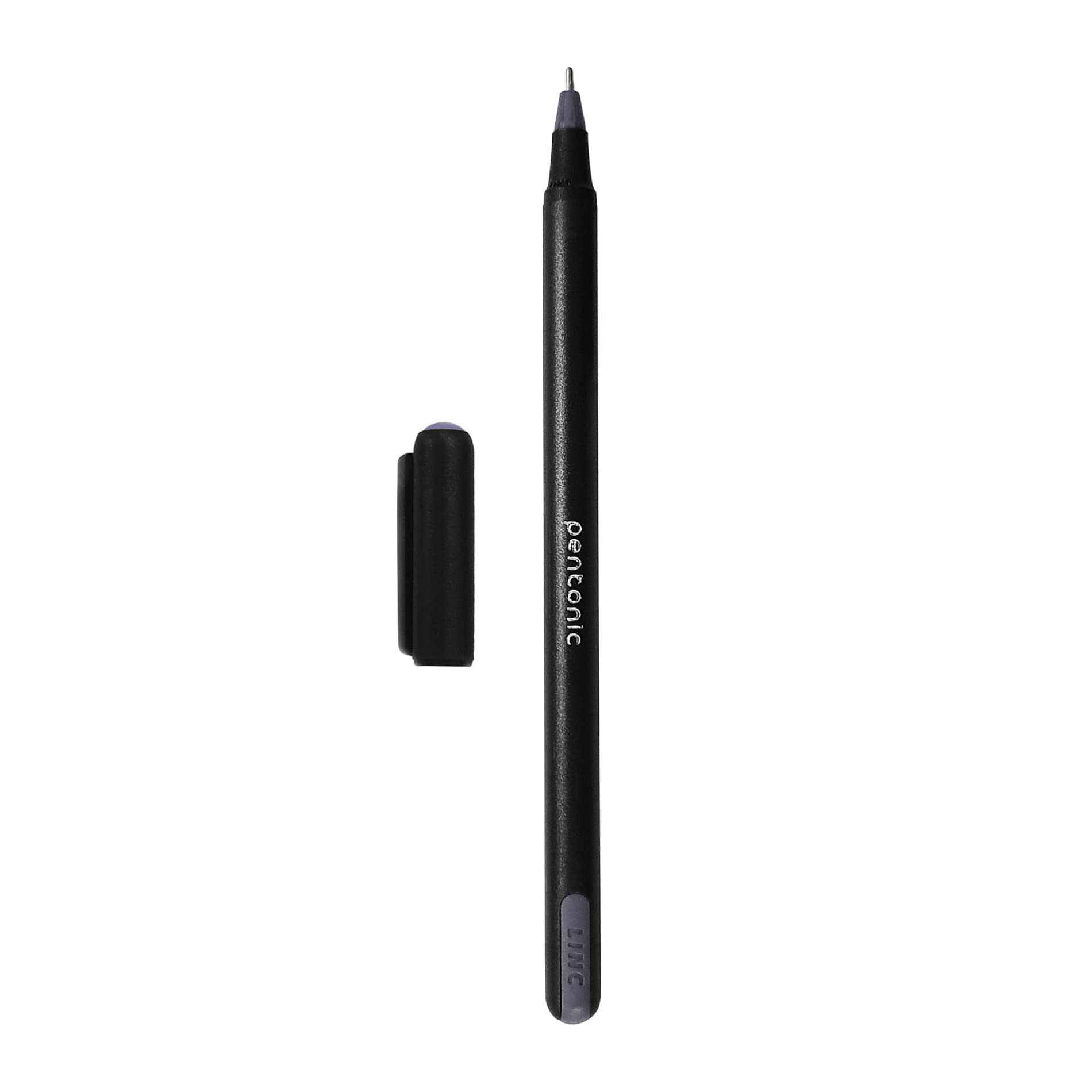 Pentonic 0.7 mm Ball Pen Blister Pack | Black Body | Black Ink | Set of 10 Pens - Image 3