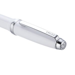 Cross Lume Porcelain White with Polished Chrome Appointments Ballpoint Pen