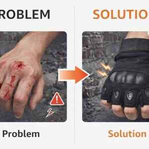 Aepigo Gym Gloves for Men Workout Unisex Cushion Hand Gloves for Gym for Men & Women for Cycling, Weightlifting, Workout Comfortable Fit Bike Riding, Cycling Handgloves Black