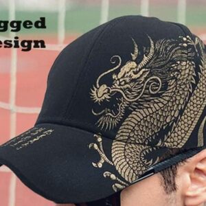 GEOCARTER Unisex Baseball Cap for Men & Women | Stylish Cotton Sports Hat | Adjustable & Comfortable Fit | Durable Cap for Outdoor, Gym, Running, Travel & Casual Use Black