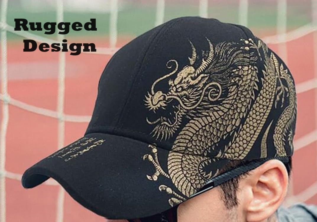 GEOCARTER Unisex Baseball Cap for Men & Women | Stylish Cotton Sports Hat | Adjustable & Comfortable Fit | Durable Cap for Outdoor, Gym, Running, Travel & Casual Use Black