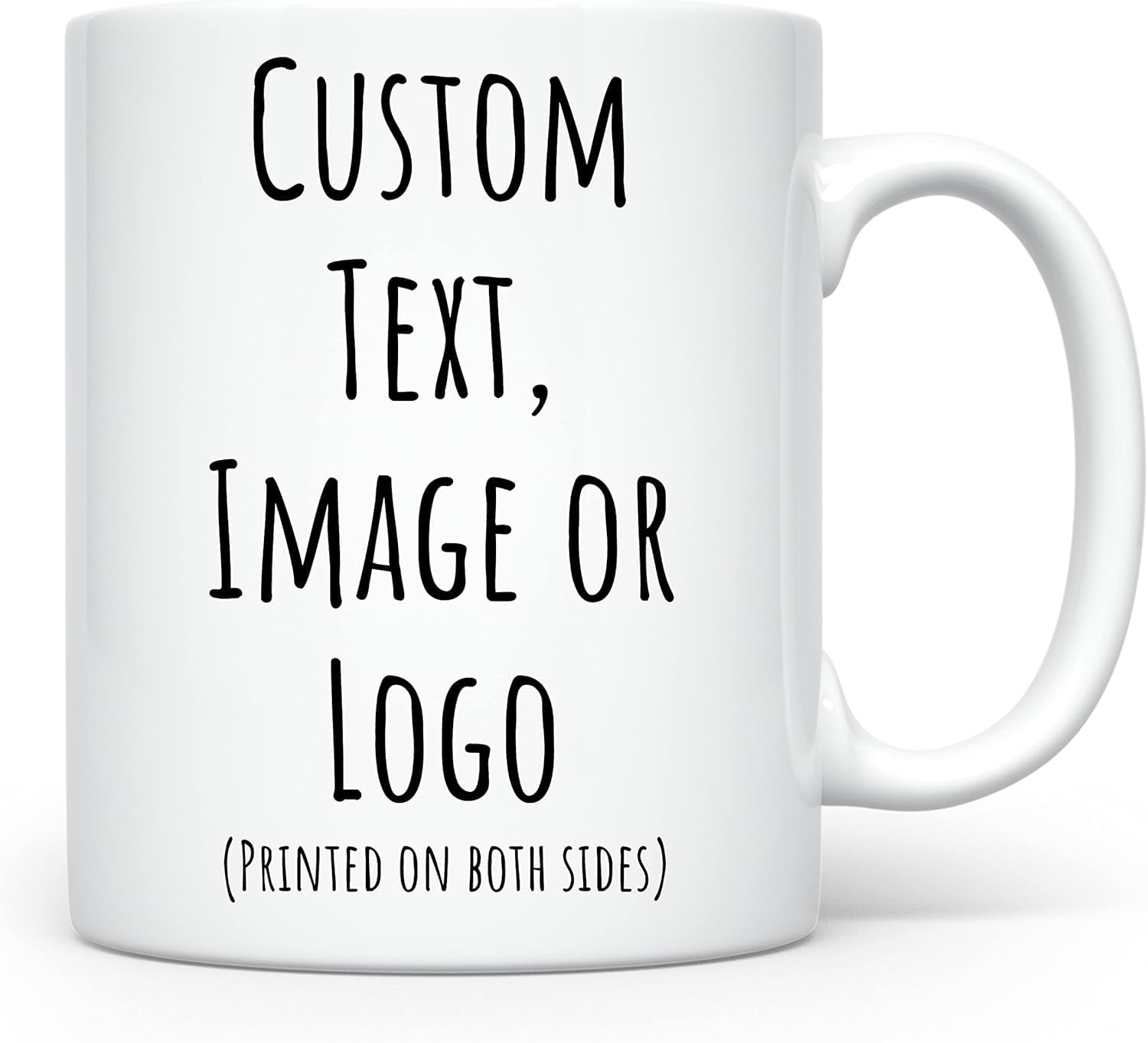 MAGIOO Custom Mug with Photo & Text, White Ceramic 312ml Coffee Cup, Gift Personalized Birthday Anniversary for Husband, Wife, Brother, Sister, Friends, Mom, Dad - Image 2