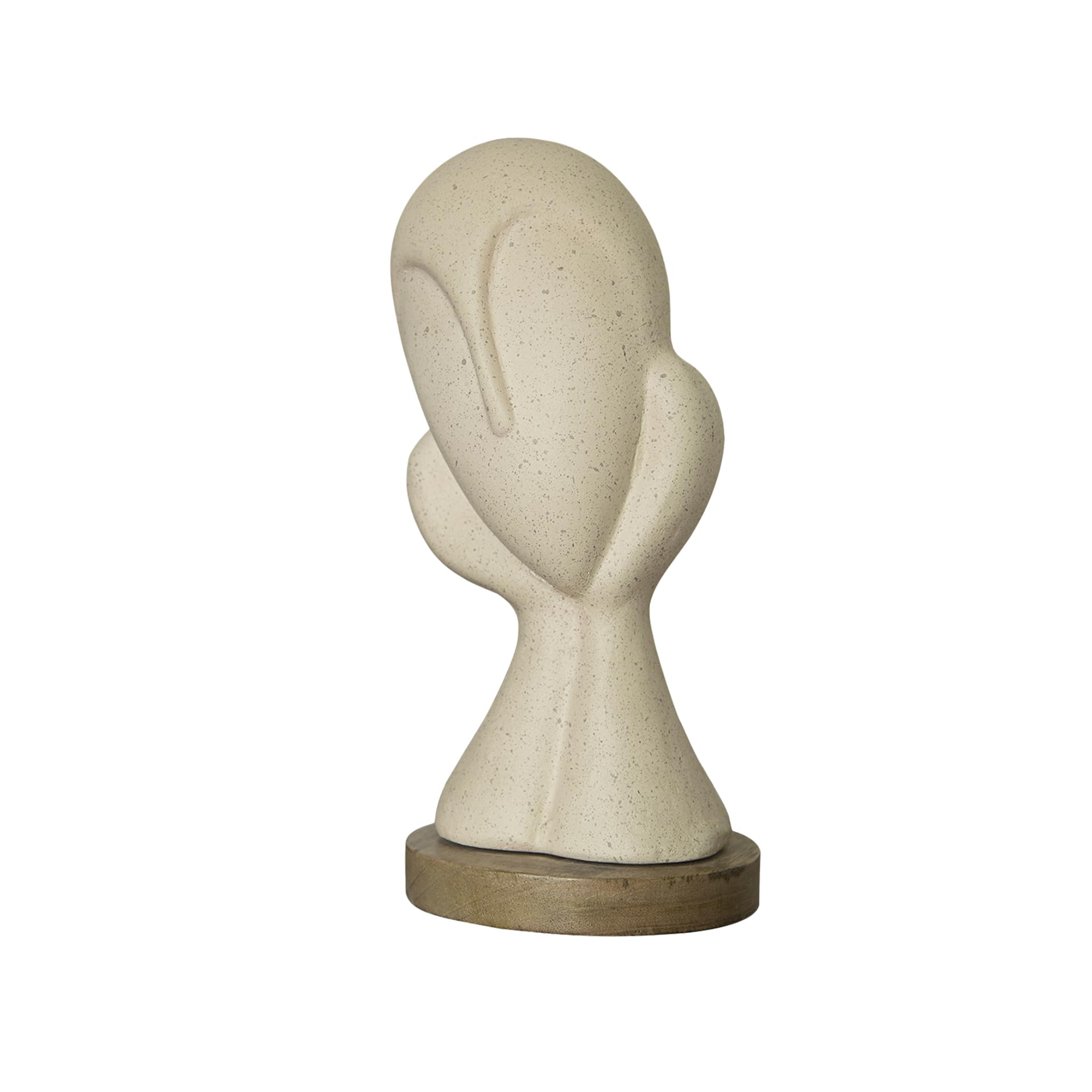 Ellementry Spellbound Face Ecomix Sculpture 27 cm Tall, Home Décor Showpiece Figurine for Living Room & Office, Modern Asthetic Tabletop Decorative Accent, Unique Gift Item for Shelf Decoration