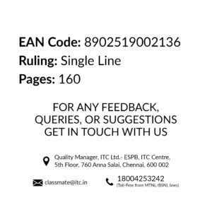 Classmate Long Book - Unruled, 172 Pages, 272 mm x 167 mm - Pack Of 3