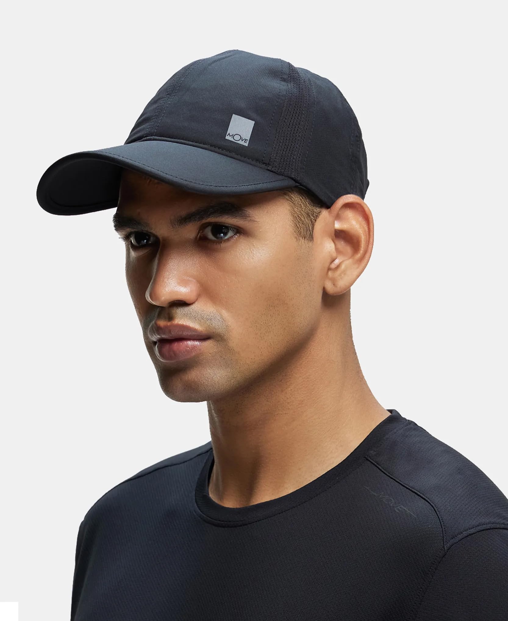 Jockey Men's Polyester Cap (Pack of 1) (CP21_Black_FREE SIZE_Black_Free Size)