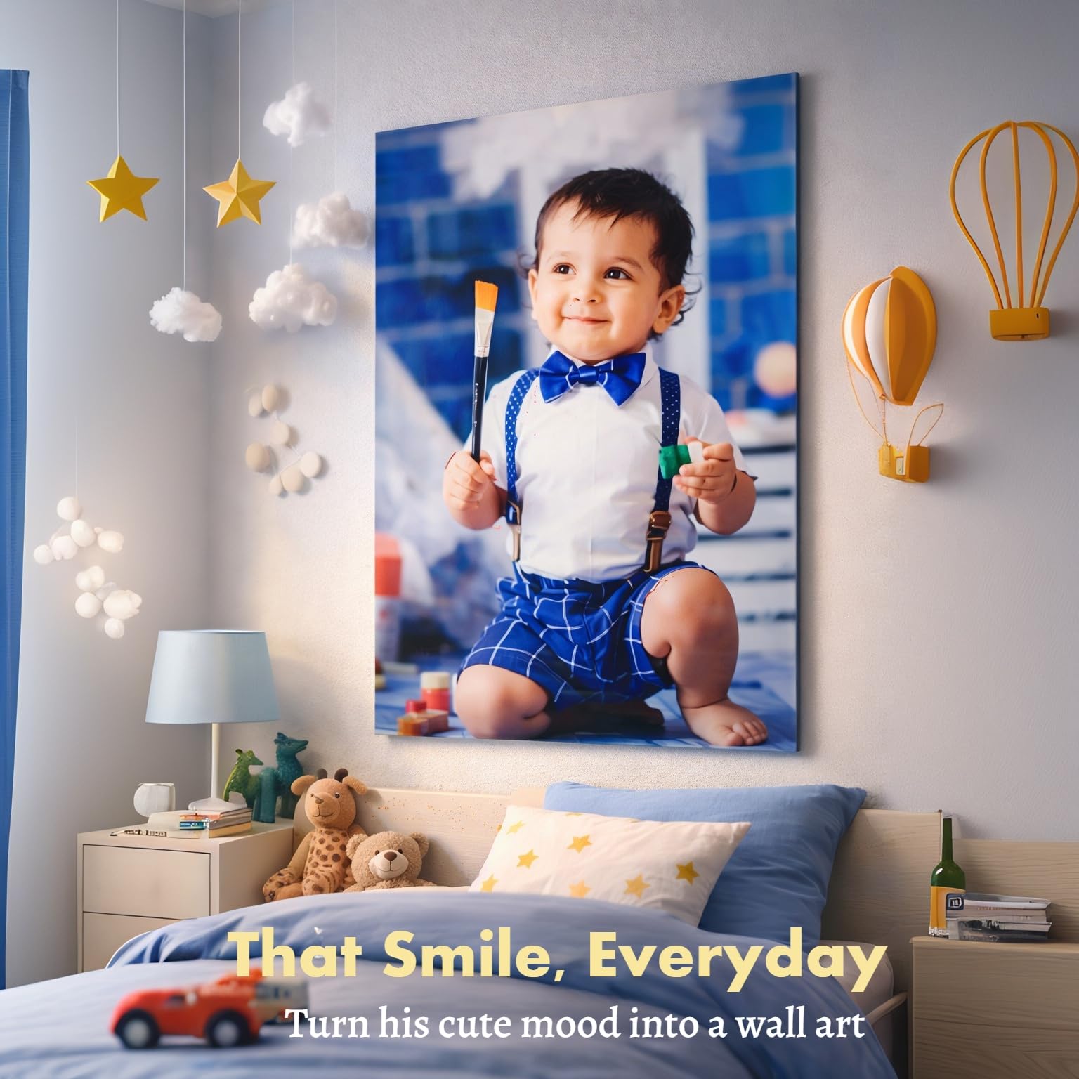 ZOCI VOCI Acrylic Photo Frame for Wall – Glass-Like Premium Display | Modern Wall Mounted Family & Portrait Photo Frame (Without LED, 36X48) - Image 3