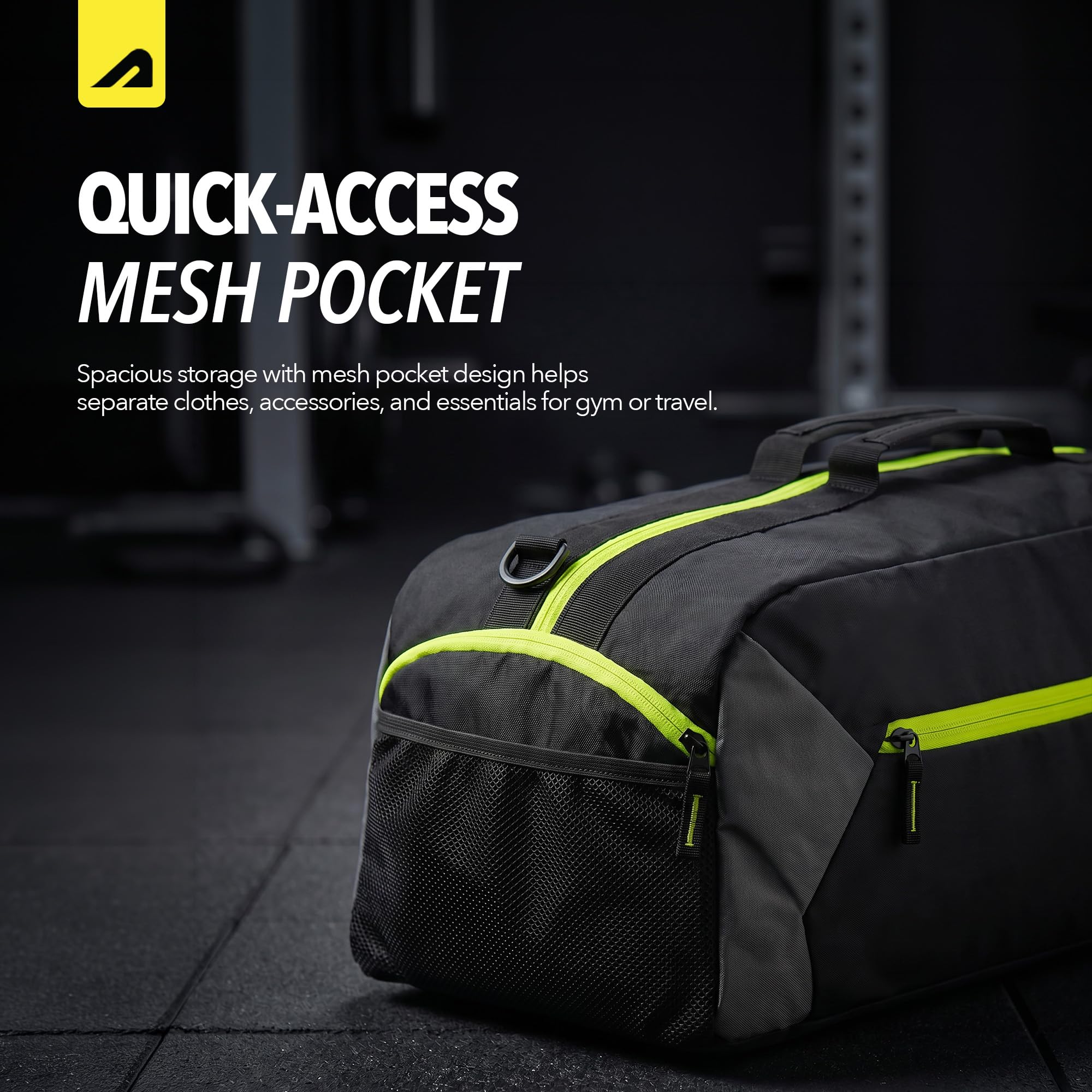 Boldfit Gym Bag for Man 33 litres Sports Duffle Bags Water Resistance Duffle Gym Bags for Men Multipurpose Travel Bag for Women Luggage Duffel Black Grey 33L