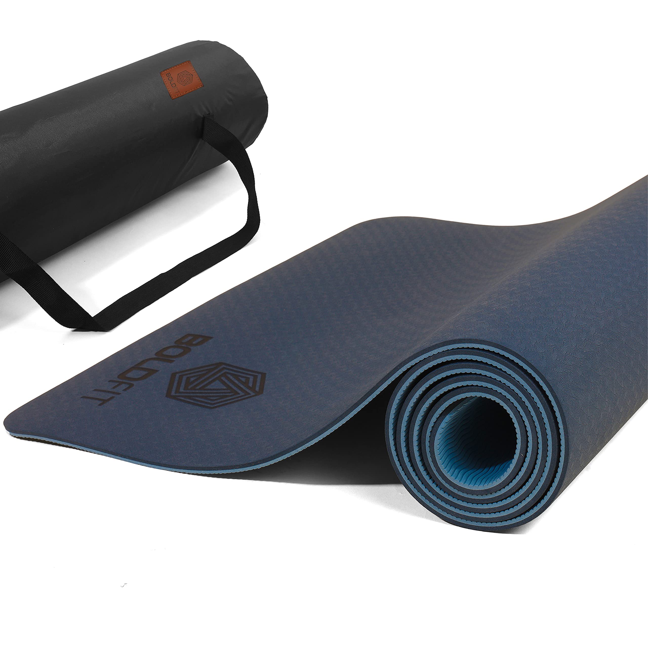 Boldfit Yoga Mat for Women and Men TPE Material Extra Thick Exercis for Men for Workout, Yoga, Fitness, Exercise Mat Anti Slip Mat,6mm Gym Mat - Image 2