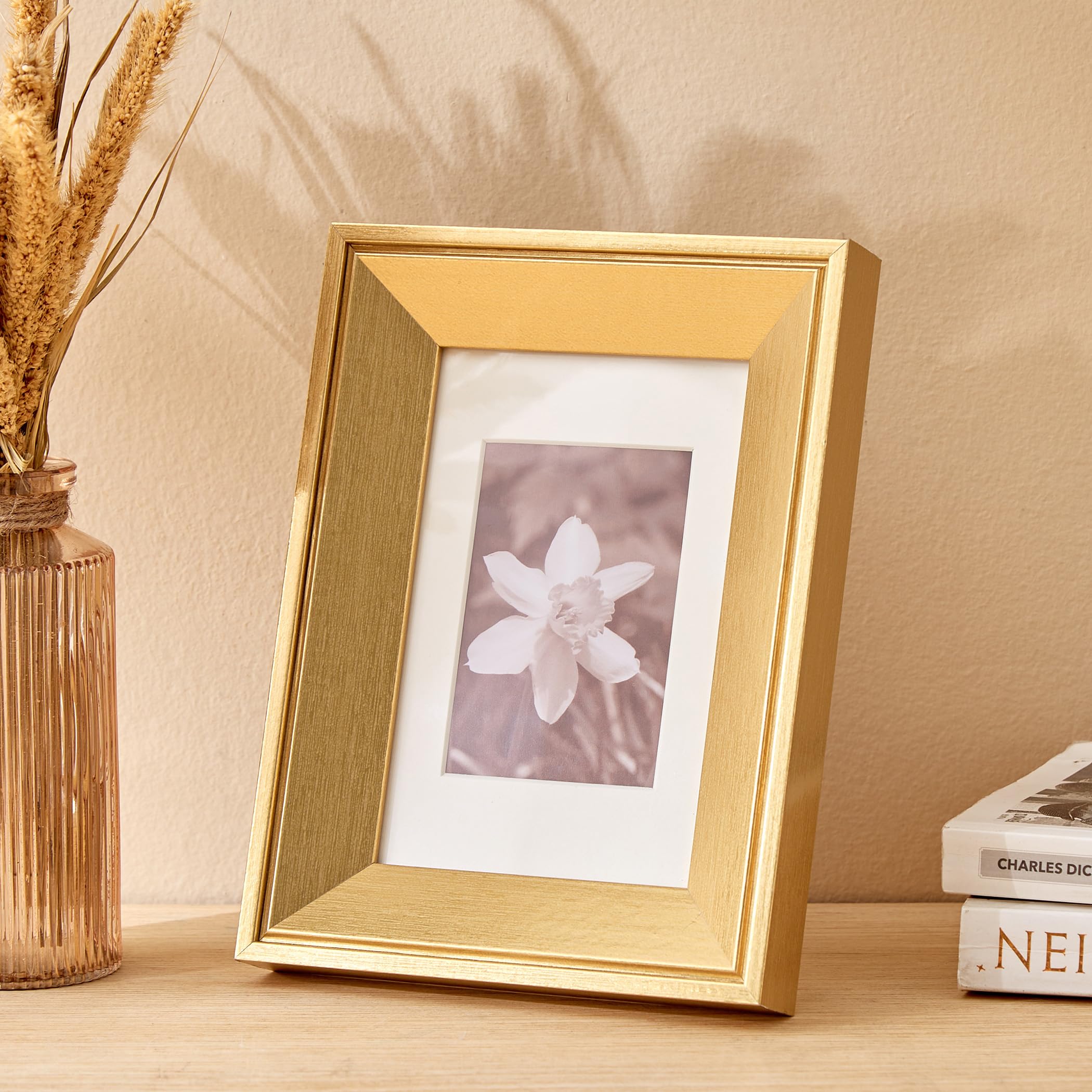 Home Centre SS24 MONTAGE Rectangular GOLD Tabletop FRAME-1A-, 15 x 20.5 cm - Image 2