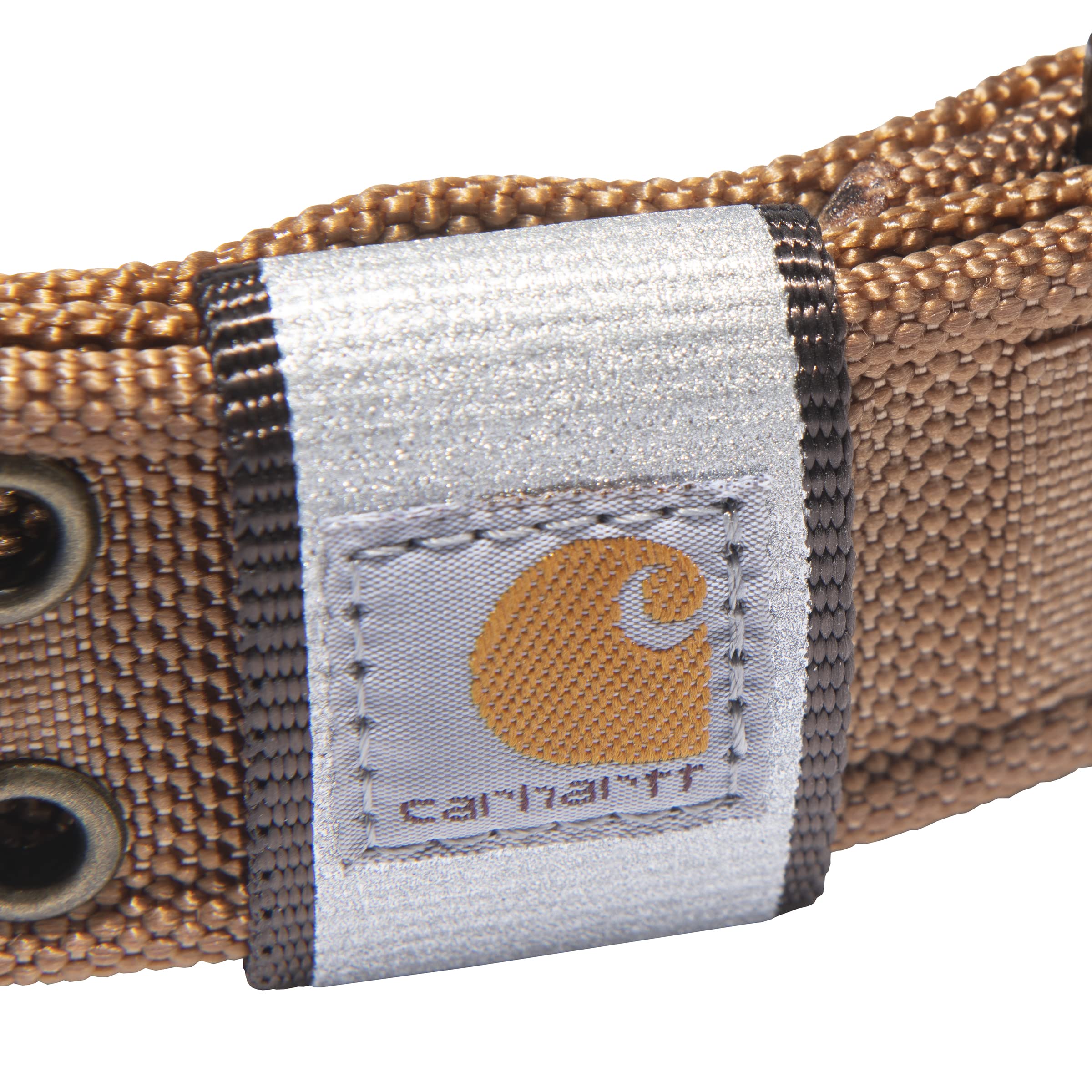 Carhartt Pet Fully Adjustable Wide Webbing Collar for Dogs, Carhartt Brown, Large - Image 3
